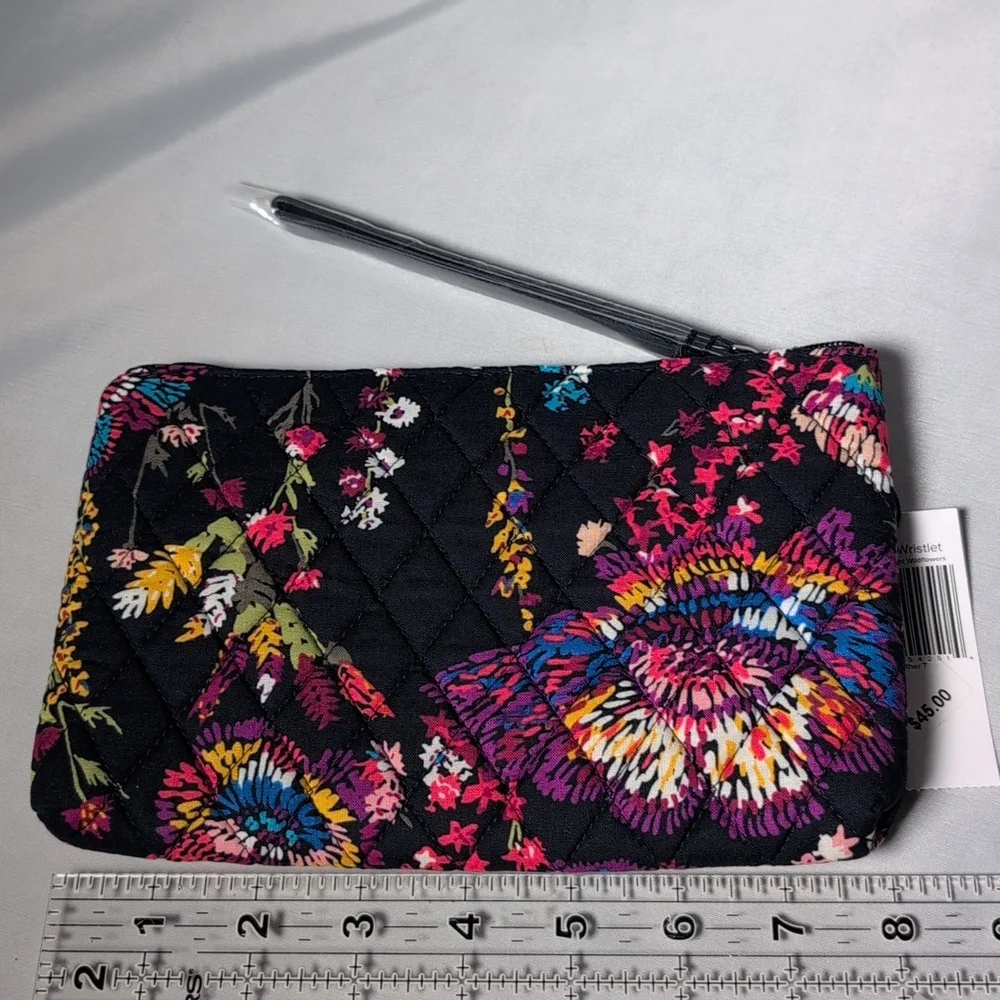 Vera Bradley Escapade Wristlet in Midnight Wildflowers